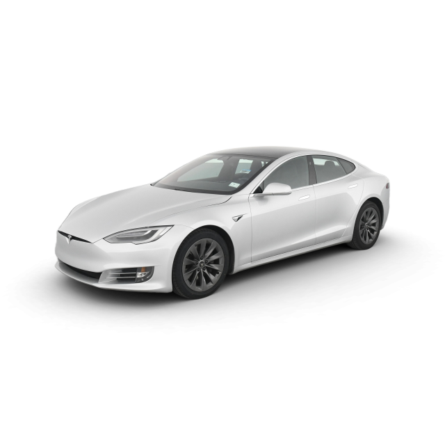 Used Tesla Model S in silver for Sale Online Carvana